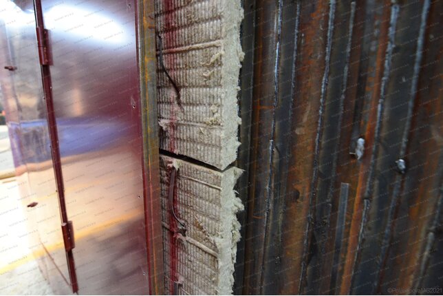 Котел твердотопливный 0.9 МВт - обмуровка