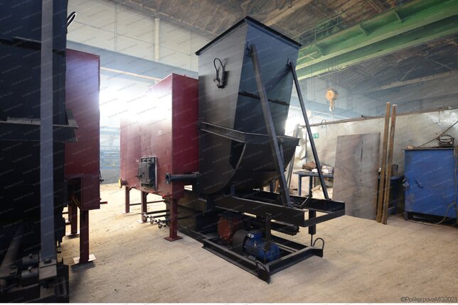 Котел КВм 0.6 МВт с ТШПМ-1.45