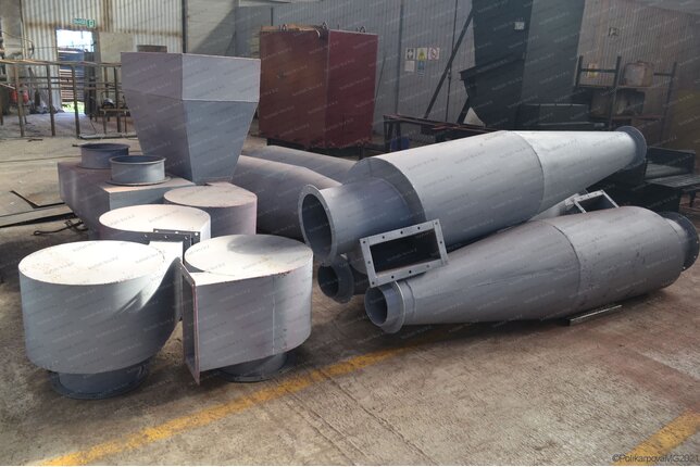 Производство промышленных циклонов ЦН 15 600 2УП