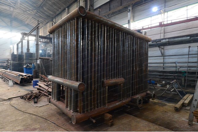 Твердотопливный промышленный котел 1860 кВт - изготовление